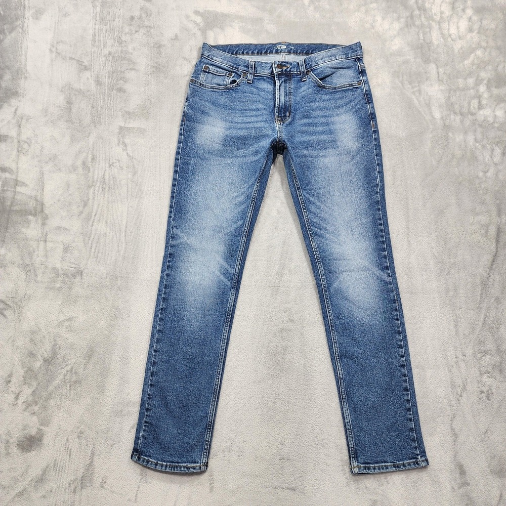 Old Navy Jeans Mens 33x32 Blue Medium Wash Slim Skinny Stretch Denim Casual